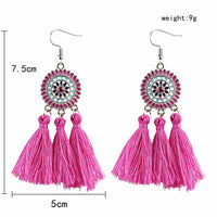 Retro fashion ethnic wind earrings