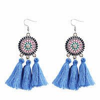 Retro fashion ethnic wind earrings