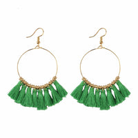 Retro Bohemian Tassel Earrings