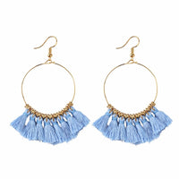 Retro Bohemian Tassel Earrings