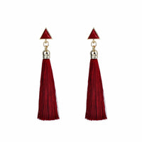 Bohemian Retro style tassel earring for elegant female