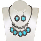 Bohemian Pendent Necklace Set